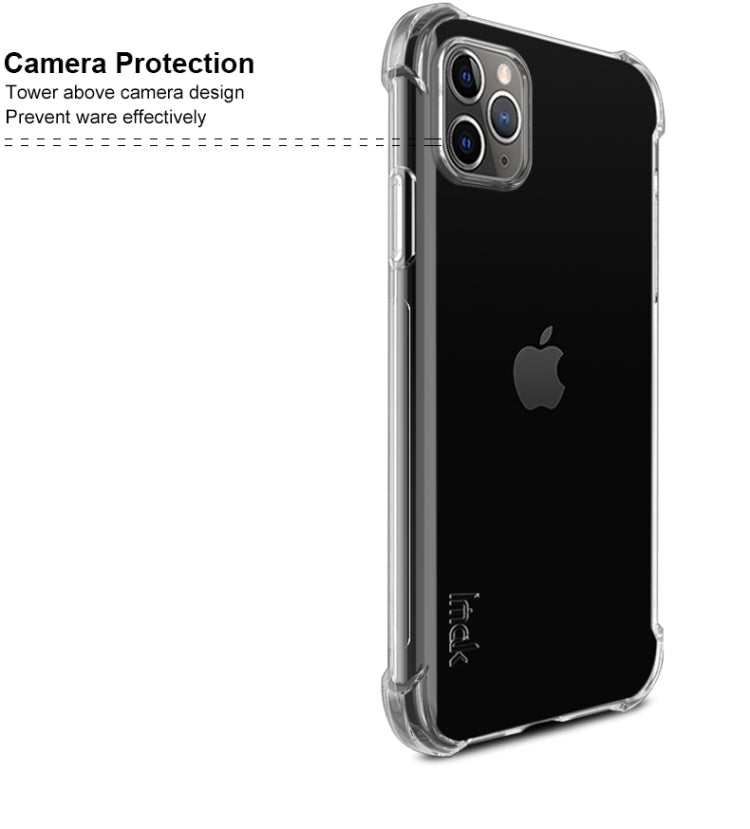 For iPhone 11 Pro IMAK All-inclusive Shockproof Airbag TPU Case, with Screen Protector(Transparent) Eurekaonline