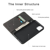 For iPhone 11 Pro Max Crocodile Texture PC + TPU Horizontal Flip Leather Case with Holder & Card Slots & Wallet(Black) Eurekaonline