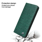For iPhone 11 Pro Max Crocodile Texture PC + TPU Horizontal Flip Leather Case with Holder & Card Slots & Wallet(Green) Eurekaonline