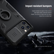 For iPhone 11 Pro Max NILLKIN Shockproof CamShield Armor Protective Case with Invisible Ring Holder(Black) Eurekaonline