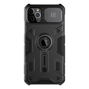 For iPhone 11 Pro Max NILLKIN Shockproof CamShield Armor Protective Case with Invisible Ring Holder(Black) Eurekaonline