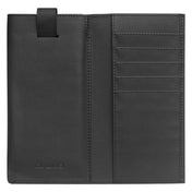 For iPhone 11 Pro Max QIALINO Nappa Texture Top-grain Leather Horizontal Flip Wallet Case with Card Slots(Black) Eurekaonline