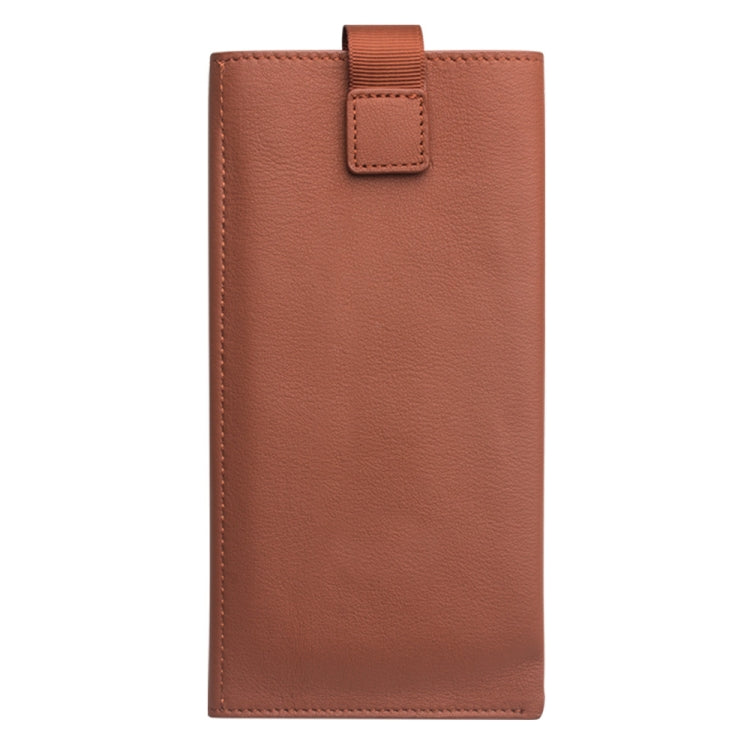 For iPhone 11 Pro Max QIALINO Nappa Texture Top-grain Leather Horizontal Flip Wallet Case with Card Slots(Brown) Eurekaonline