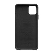 For iPhone 11 Pro Max QIALINO Shockproof Top-grain Leather Protective Case(Black) Eurekaonline