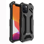 For iPhone 11 Pro Max R-JUST Shockproof Dustproof Armor Metal Protective Case(Black) Eurekaonline