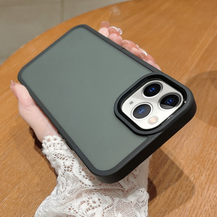 For iPhone 11 Pro Max Shield Skin Feel PC + TPU Phone Case (Black) Eurekaonline