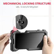 For iPhone 11 Pro Max YELANGU C23 Video Camera Cage Stabilizer with PC Case (Black) Eurekaonline