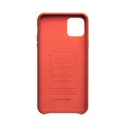 For iPhone 11 Pro QIALINO Shockproof Top-grain Leather Protective Case(Orange) Eurekaonline