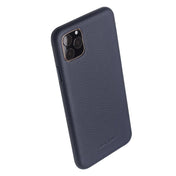For iPhone 11 Pro QIALINO Shockproof Top-grain Leather Protective Case(Royal Blue) Eurekaonline