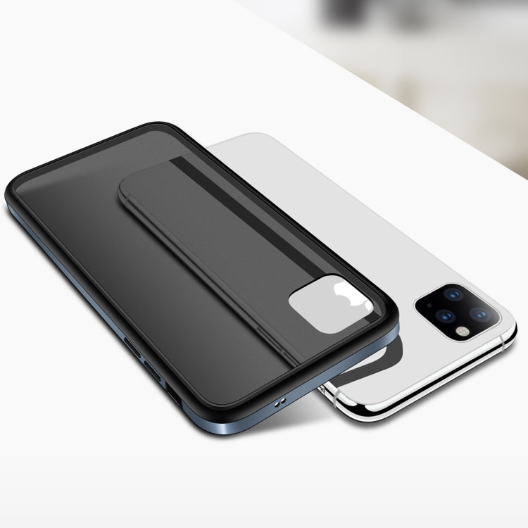 For iPhone 11 SULADA Shockproof Aviation Aluminum Metal frame + TPU + Frosted Protective Case(Black) Eurekaonline