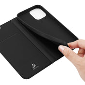 For iPhone 12 / 12 Pro DUX DUCIS Skin Pro Series Horizontal Flip PU + TPU Leather Case, with Holder & Card Slots(Black) Eurekaonline