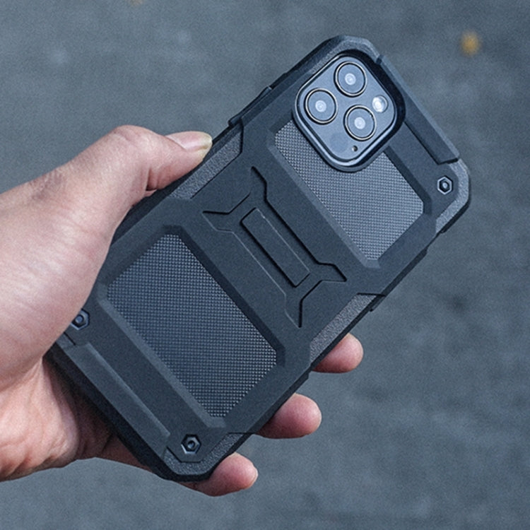 For iPhone 12 / 12 Pro FATBEAR Armor Shockproof Cooling Case(Black) Eurekaonline