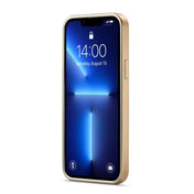 For iPhone 12 / 12 Pro Fierre Shann Crocodile Texture Electroplating PU Phone Case(Blue) Eurekaonline