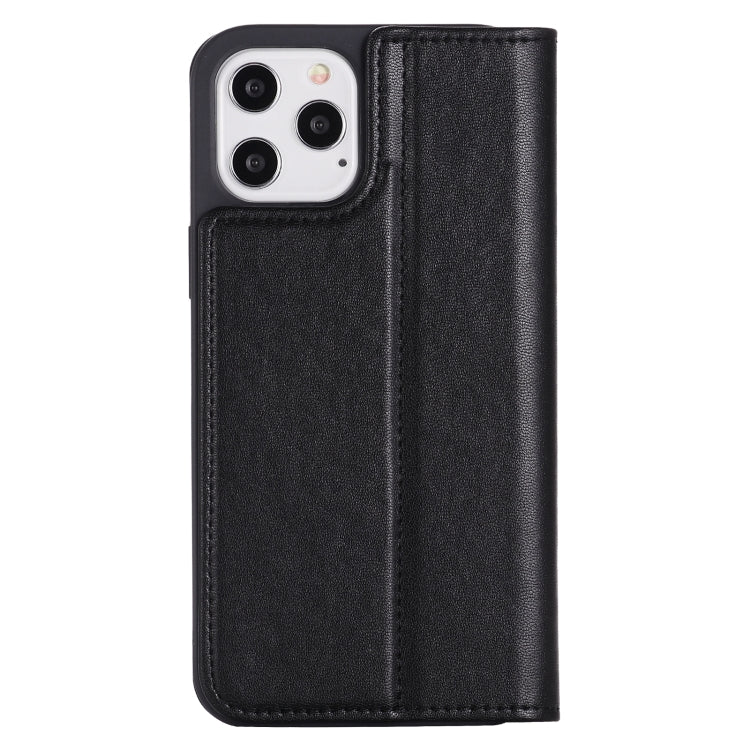 For iPhone 12 / 12 Pro GEBEI PU+TPU Horizontal Flip Protective Case with Holder & Card Slots(Black) Eurekaonline