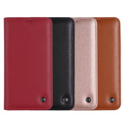For iPhone 12 / 12 Pro GEBEI PU+TPU Horizontal Flip Protective Case with Holder & Card Slots(Rose Gold) Eurekaonline