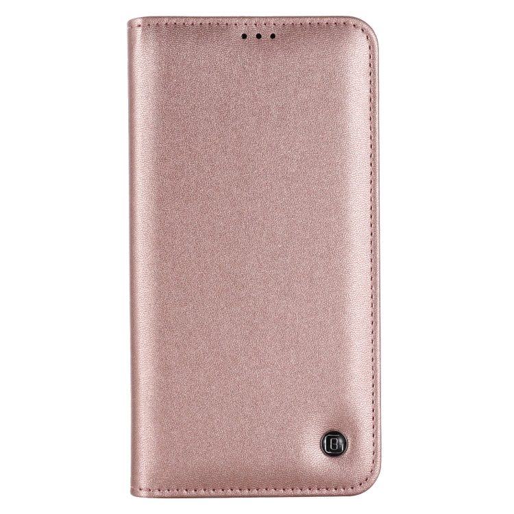 For iPhone 12 / 12 Pro GEBEI PU+TPU Horizontal Flip Protective Case with Holder & Card Slots(Rose Gold) Eurekaonline