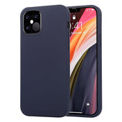 For iPhone 12 / 12 Pro GOOSPERY SOFT FEELING Liquid TPU Shockproof Soft Case(Navy Blue) Eurekaonline