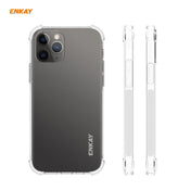 For iPhone 12 / 12 Pro Hat-Prince ENKAY 2 in 1 Clear TPU Soft Case Shockproof Cover + 0.26mm 9H 2.5D Full Glue Full Coverage Tempered Glass Protector Film Eurekaonline