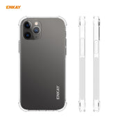 For iPhone 12 / 12 Pro Hat-Prince ENKAY 2 in 1 Clear TPU Soft Case Shockproof Cover + 0.26mm 9H 2.5D Tempered Glass Protector Film Eurekaonline