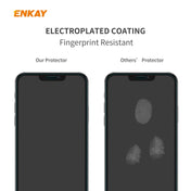 For iPhone 12 / 12 Pro Hat-Prince ENKAY 2 in 1 Clear TPU Soft Case Shockproof Cover + 0.26mm 9H 2.5D Tempered Glass Protector Film Eurekaonline
