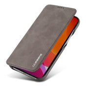 For iPhone 12 / 12 Pro LC.IMEEKE Hon Ancient Series Horizontal Flip Leather Case with Holder & Card Slot(Coffee) Eurekaonline