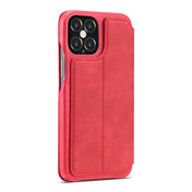 For iPhone 12 / 12 Pro LC.IMEEKE Hon Ancient Series Horizontal Flip Leather Case with Holder & Card Slot(Red) Eurekaonline