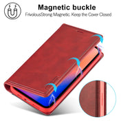 For iPhone 12 / 12 Pro LC.IMEEKE LC-001 Series PU + TPU Color Matching Frosted Horizontal Flip Leather Case with Holder & Card Slot(Red) Eurekaonline
