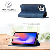 For iPhone 12 / 12 Pro LC.IMEEKE Strong Magnetism Ultra-thin Horizontal Flip Shockproof Matte TPU + PU Leather Case with Holder & Card Slots & Wallet(Blue) Eurekaonline