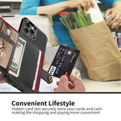 For iPhone 12 / 12 Pro Magnetic Wallet Card Bag Leather Case(Black) Eurekaonline