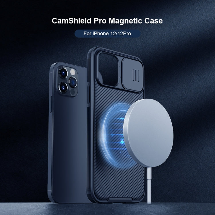  12 Pro NILLKIN CamShield Pro Magnetic Magsafe Case(Black) Eurekaonline