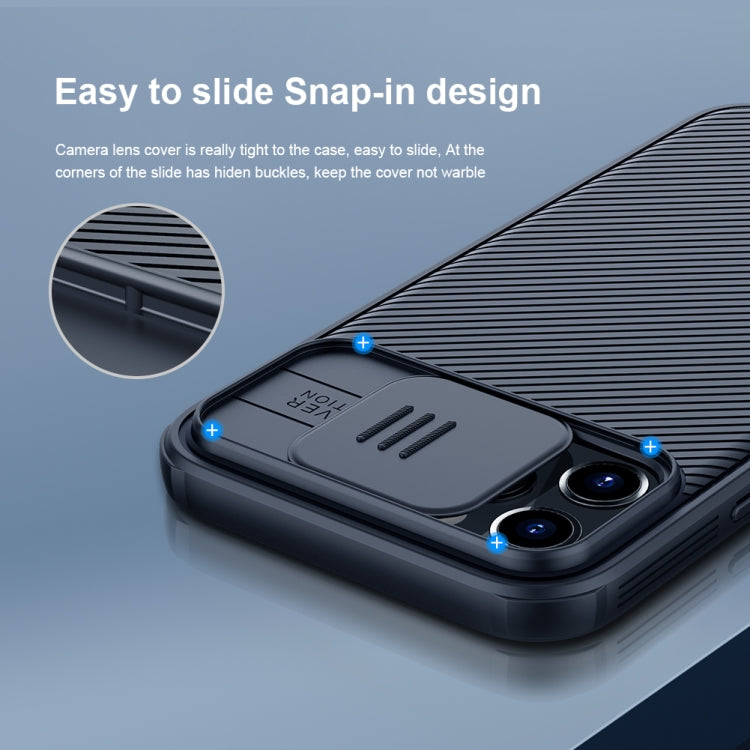 For iPhone 12 / 12 Pro NILLKIN CamShield Pro Magnetic Magsafe Case(Black) Eurekaonline