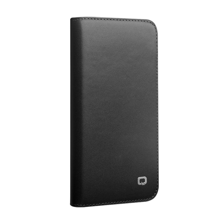 For iPhone 12 / 12 Pro QIALINO Business Horizontal Flip Leather Case with Holder & Card Slots & Wallet(Black) Eurekaonline