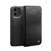 For iPhone 12 / 12 Pro QIALINO Horizontal Flip Leather Case with Holder & Card Slots & Wallet(Black) Eurekaonline