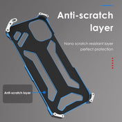 For iPhone 12 / 12 Pro R-JUST Shockproof Armor Metal Protective Case(Black) Eurekaonline