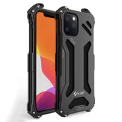 For iPhone 12 / 12 Pro R-JUST Shockproof Armor Metal Protective Case(Black) Eurekaonline