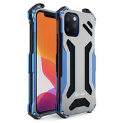 For iPhone 12 / 12 Pro R-JUST Shockproof Armor Metal Protective Case(Blue) Eurekaonline