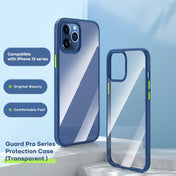 For iPhone 12 / 12 Pro ROCK Guard Pro Series Shockproof TPU + PC Protective Case(Blue) Eurekaonline