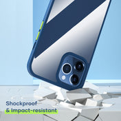 For iPhone 12 / 12 Pro ROCK Guard Pro Series Shockproof TPU + PC Protective Case(Blue) Eurekaonline