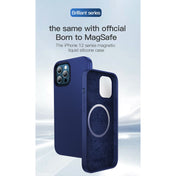 For iPhone 12 / 12 Pro TOTUDESIGN AA-159 Brilliant Series MagSafe Liquid Silicone Protective Case(Black) Eurekaonline