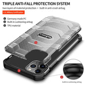 For iPhone 12 / 12 Pro wlons Explorer Series PC+TPU Protective Case(Navy Blue) Eurekaonline