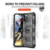 For iPhone 12 / 12 Pro wlons Explorer Series PC+TPU Protective Case(Navy Blue) Eurekaonline