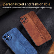 For iPhone 12 AZNS 3D Embossed Skin Feel Phone Case(Black) Eurekaonline