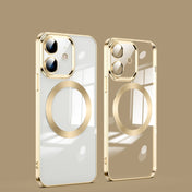 For iPhone 12 MagSafe Magnetic Electroplated Phone Case(Gold) Eurekaonline
