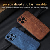 For iPhone 12 Pro AZNS 3D Embossed Skin Feel Phone Case(Brown) Eurekaonline