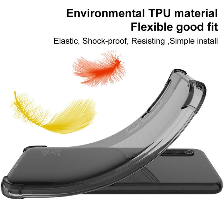 For iPhone 12 Pro IMAK All Coverage Shockproof Airbag TPU Case (Transparent Black) Eurekaonline