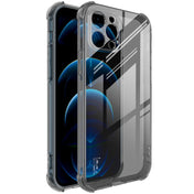 For iPhone 12 Pro IMAK All Coverage Shockproof Airbag TPU Case (Transparent Black) Eurekaonline