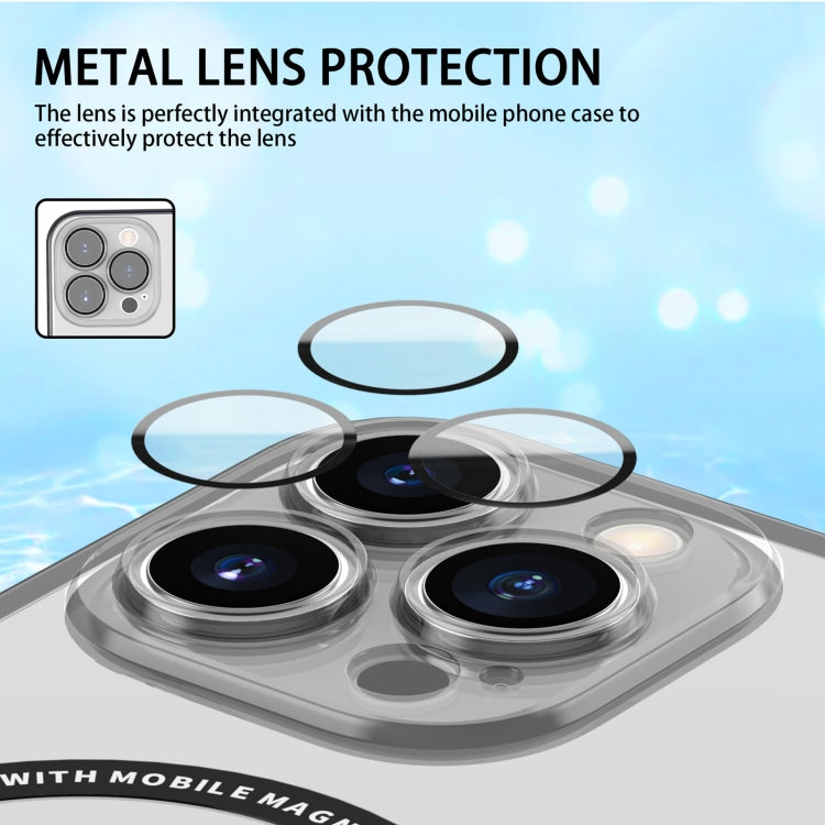 For iPhone 12 Pro Lens Protector Magsafe Phone Case(Black) Eurekaonline