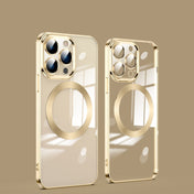 For iPhone 12 Pro MagSafe Magnetic Electroplated Phone Case(Gold) Eurekaonline