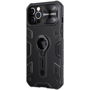 For iPhone 12 Pro Max NILLKIN Shockproof CamShield Armor Protective Case with Invisible Ring Holder(Black) Eurekaonline