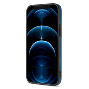 For iPhone 12 Pro N.BEKUS Vertical Flip Card Slot RFID Phone Case(Blue) Eurekaonline